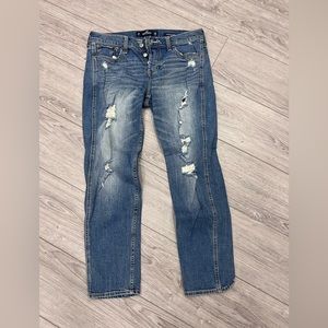 Boyfriend low rise jeans